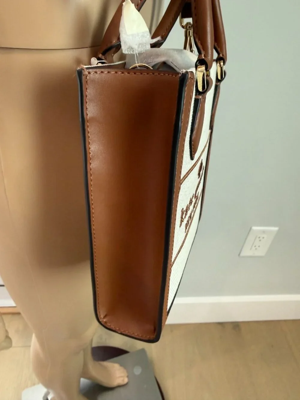 NWT Kate Spade Ellie Mini Canvas Tote Crossbody Bag